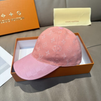 Louis Vuitton embossed leather baseball cap
