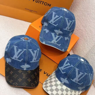 Louis Vuitton leather baseball cap