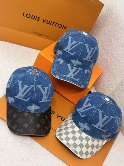 Louis Vuitton leather baseball cap