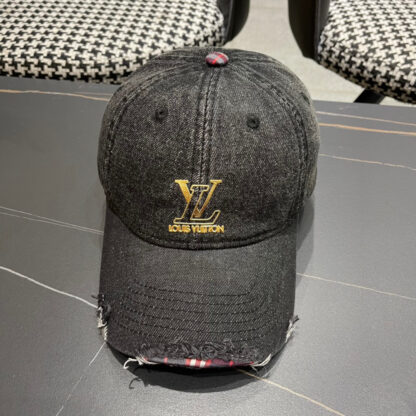 Louis Vuitton leather baseball cap