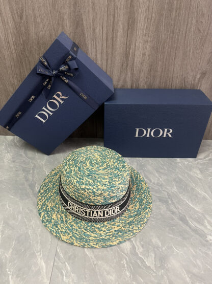 Dior Raffia Straw Hat - Image 2
