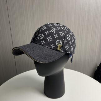 Louis Vuitton denim jacquard baseball cap