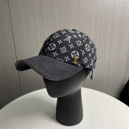 Louis Vuitton denim jacquard baseball cap