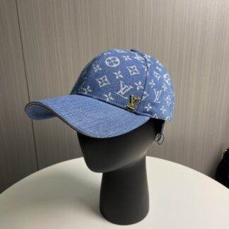 Louis Vuitton denim jacquard baseball cap