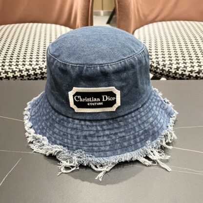 Dior Denim Bucket Hat - Image 2