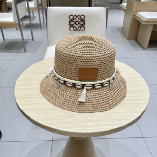 Hermès hollow bucket straw hat