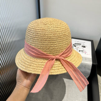 Dior stylish simple casual straw hat