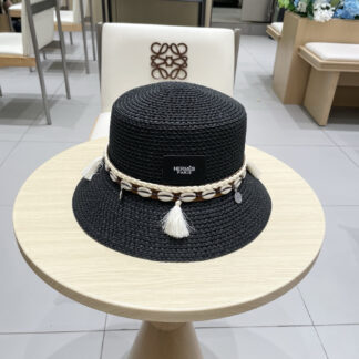 Hermes hollow bucket straw hat