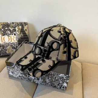 Dior trendy print simple baseball cap