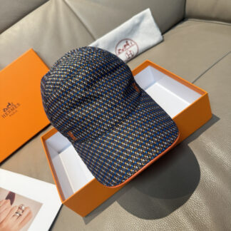 Hermès canvas baseball cap
