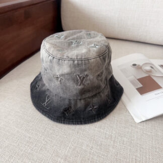 Louis Vuitton stylish high-end denim bucket hat