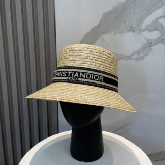 Dior fashionable and versatile straw hat