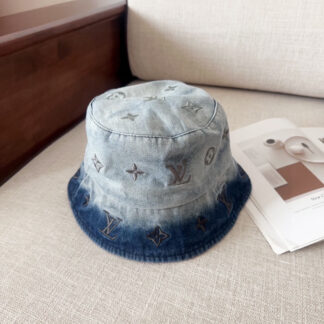 Louis Vuitton stylish high-end denim bucket hat
