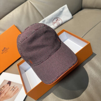 Hermès canvas baseball cap