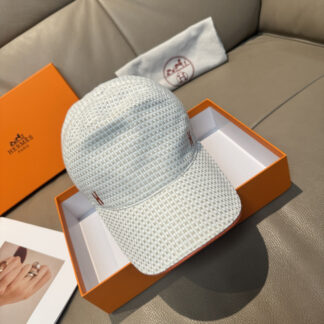 Hermès canvas baseball cap