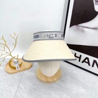 Dior Fashion Holiday Sunhat Open Top Hat