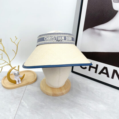 Dior Fashion Holiday Sunhat Open Top Hat