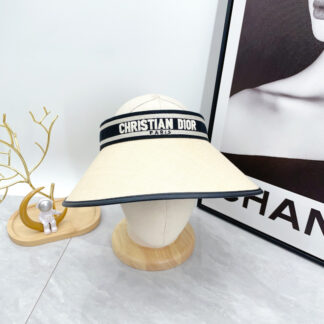 Dior Fashion Holiday Sunhat Open Top Hat