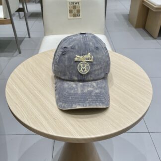 Hermès Unisex Canvas Baseball Cap