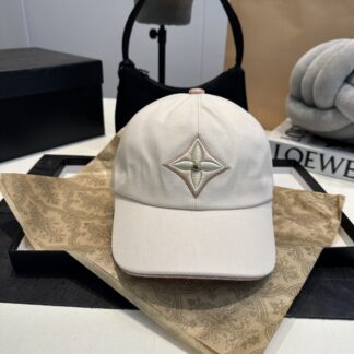 Louis Vuitton jacquard craftsmanship depicts the full-body Monogram pattern baseball cap