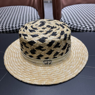 Dior stylish raffia hat