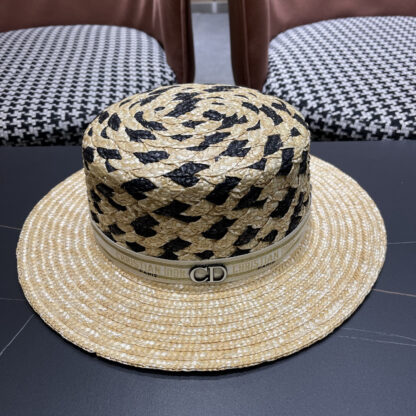 Dior stylish raffia hat - Image 2
