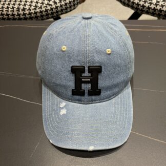 Hermès Fashion Denim Baseball Cap