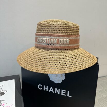 Dior Fashion Hollow Straw Hat - Image 2