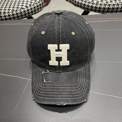 Hermes Fashion Denim Baseball Cap
