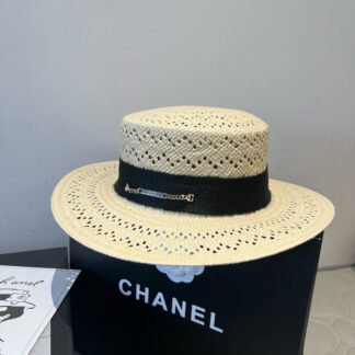 Dior Fashion Flat Straw Hat