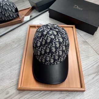 Dior Fashion Leather Brim Baseball Cap