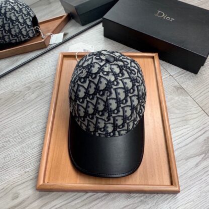 Dior Fashion Leather Brim Baseball Cap