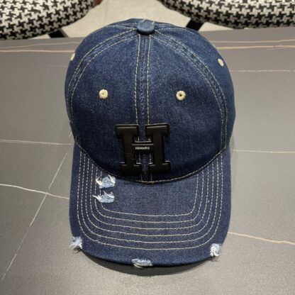 Hermes Fashion Denim Baseball Cap