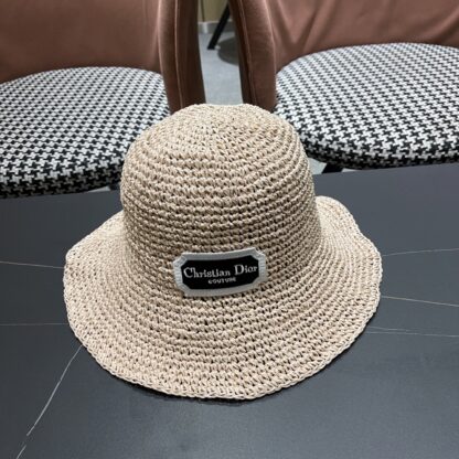 Dior Fashion Sunshade Straw Hat