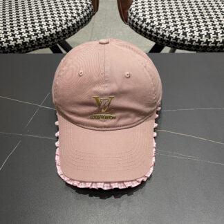 Louis Vuitton Korean style lace baseball cap for women