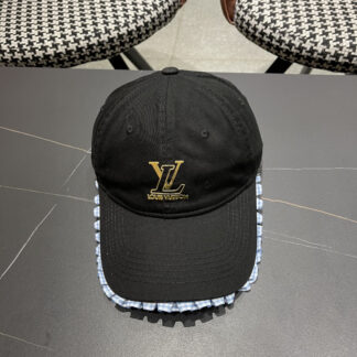 Louis Vuitton Korean style lace baseball cap for women