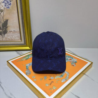 Louis Vuitton denim cotton baseball cap