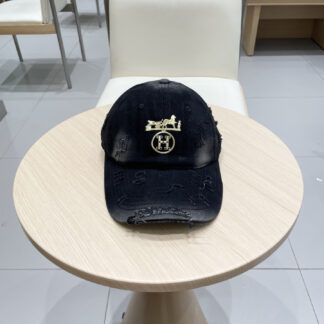Hermès canvas baseball cap