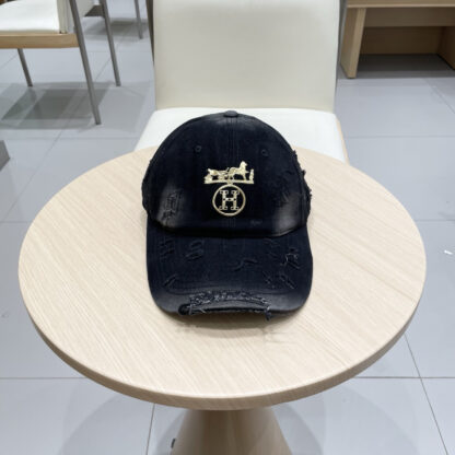 Hermès canvas baseball cap