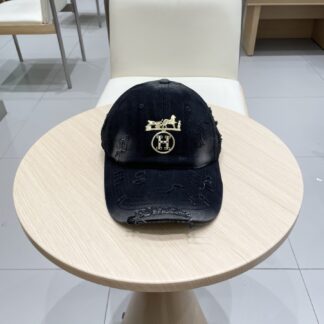 Hermès canvas baseball cap