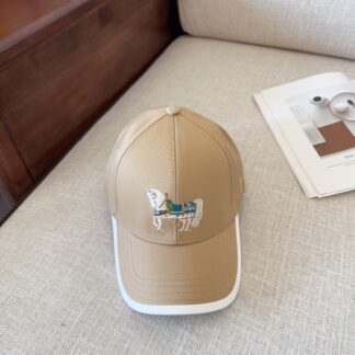 Hermès Unisex Canvas Baseball Cap