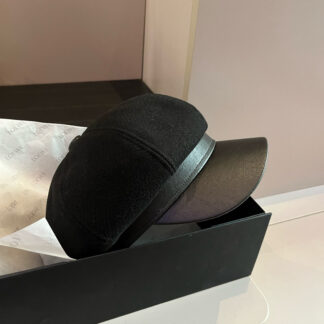 Hermès new woolen duckbill painter hat