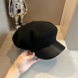 Hermès woolen new duckbill military cap
