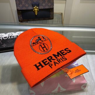 Hermès warm wool knitted hat