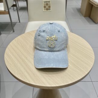 Hermès Unisex Canvas Baseball Cap