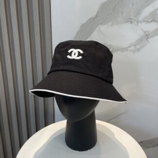 Chanel 3D embroidered bucket hat