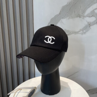 Chanel double-sided embroidered baseball cap