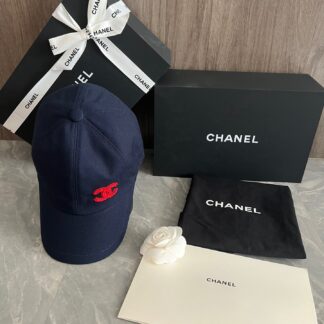 Chanel Embroidered Chunky Baseball Cap