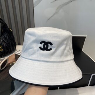 Chanel embroidered bucket hat