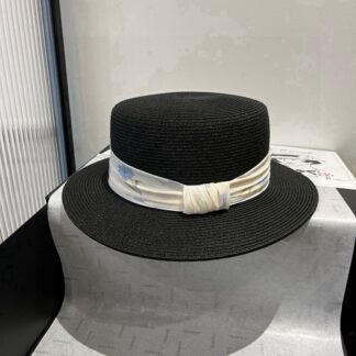 Chanel flat hat